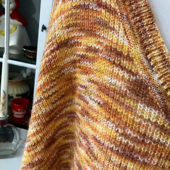 Appraisal Sweater Orange Brown Fall Colors Size Large - Picture 11 of 12